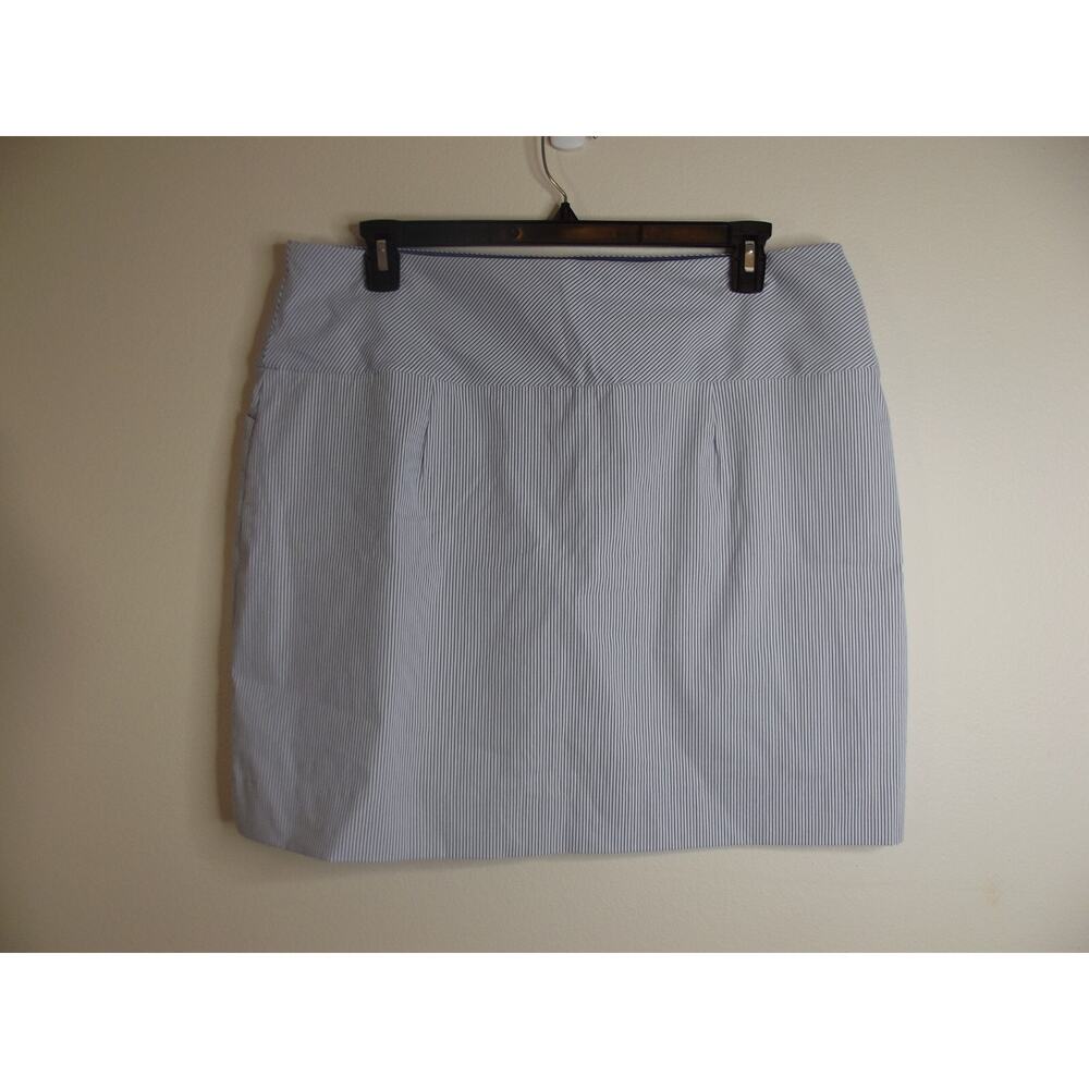 SC & Co Womens GOLF SKORT - Size XXL - Blue Seersucker Pockets Skirt Compression - Picture 5 of 10